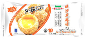 CHINATOWN Sezamové Koule Lava Vaječný Krém Mražené 228g