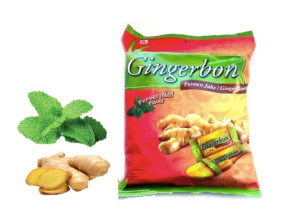GINGER Zázvorové Bonbóny S Příchutí Mentolový 125g