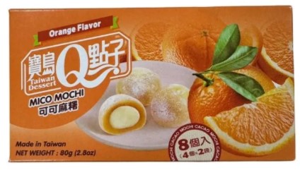detail Q Mochi Rýžové Koláčky Pomeranč 80g