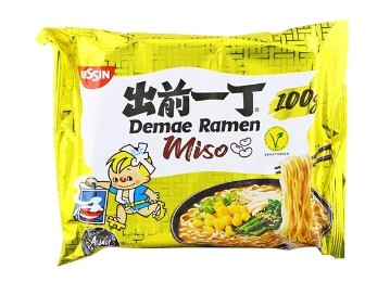 detail NISSIN Demae Ramen Miso 100g