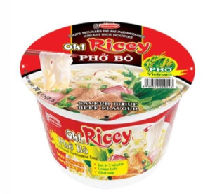 OH! RICEY Rýžové Nudle S Příchutí Hovězí Cup 71g