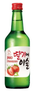 JINRO Soju s Jahodovou Příchutí 13% alk. 360ml