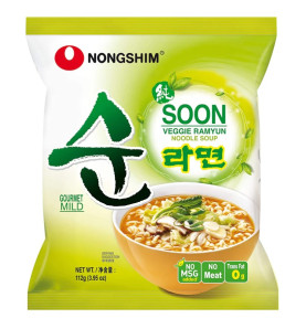 NONGSHIM Soon Instantní Nudle Zeleninová 112g