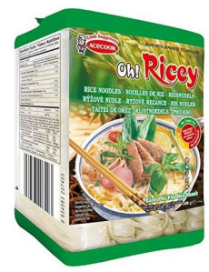 OH RICEY Ploché Rýžové Nudle 500g