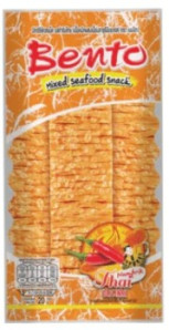 BENTO Chobotnice Občerstvení S Thajskou Omáčkou (Oranžový) 20g
