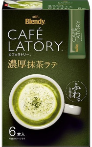 AGF Blendy CAFE LATORY Matcha Latte 6+1, 69g JP