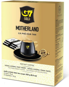 TRUNG NGUYEN Instantní Káva G7 Gold Motherland 252g