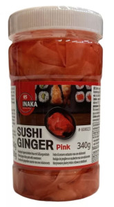 INAKA Růžový Zázvor Na Sushi Ve Skle 340g