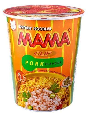 detail MAMA Instantní Nudle S Vepřovou Příchutí Cup 70g