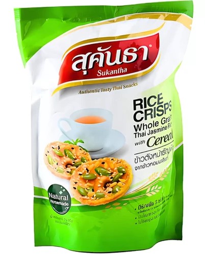 detail SUKANTHA Rýžové Krekry Se Směsí Semínek 75g