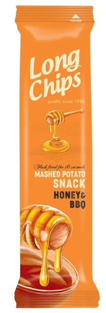detail LONGCHIPS Bramborový Snack 75g Med A BBQ