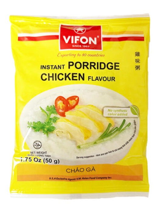 detail VIFON instantní rýžová kaše-kuřecí 50g