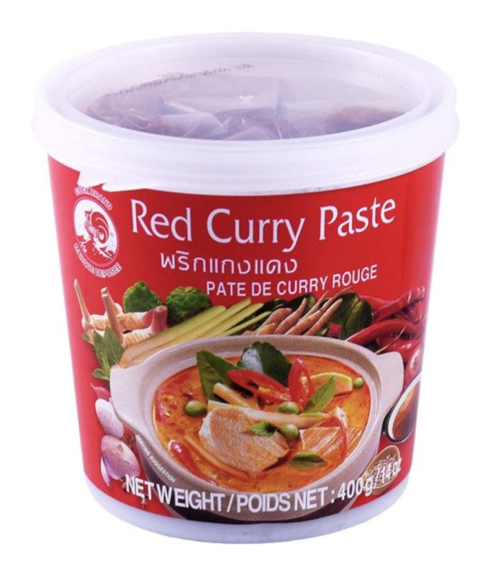 detail COCK Kari Pasta Červená 400g