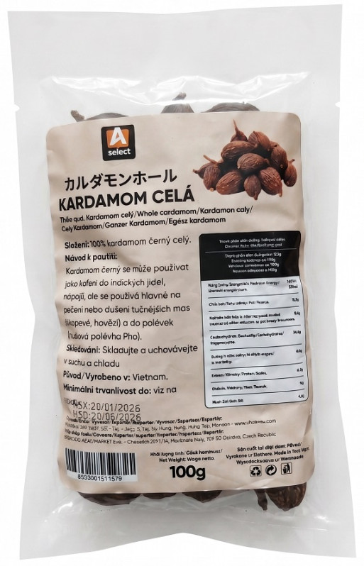 detail A Select Kardamom Celý 100g
