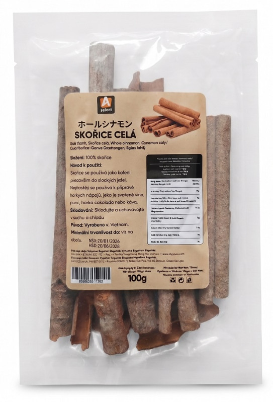 detail A Select Skořice Celá 100g