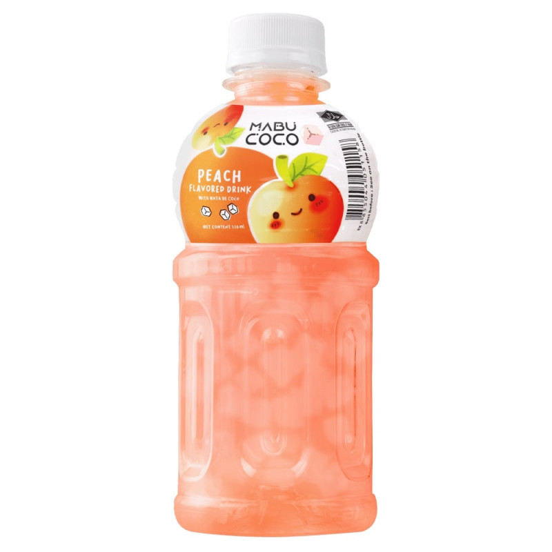 detail MABU COCO Broskový Nápoj S Želé 320ml