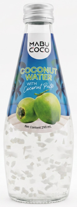 detail MABU COCO Kokosová Voda S Dužinou 290ml